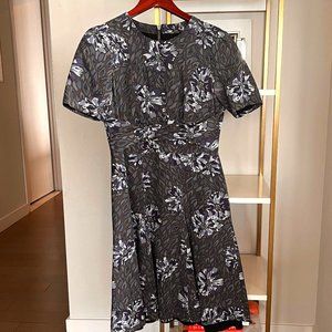 Blue Burberry Prosum Midi Dress